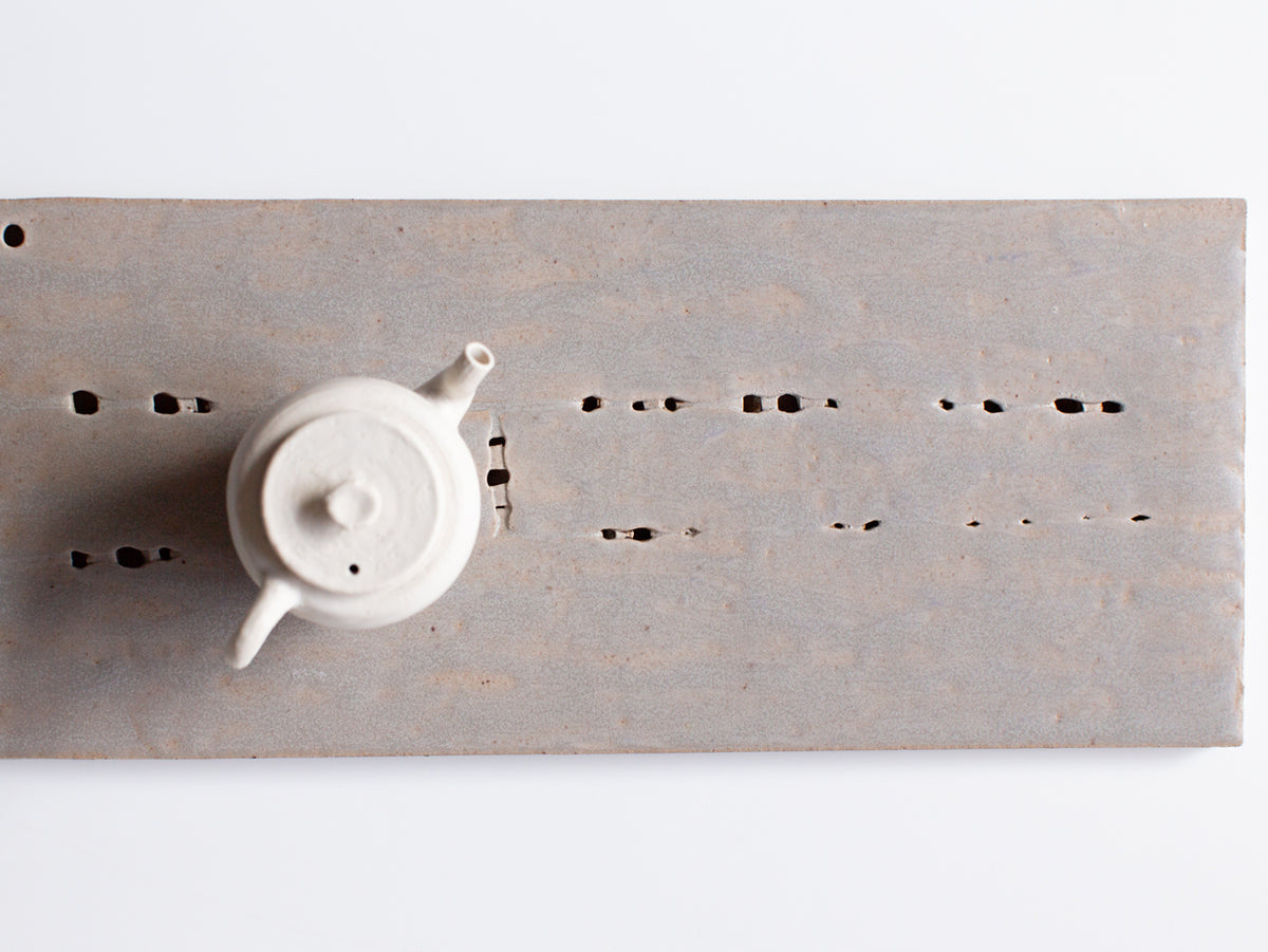 Daily Practice Tray for Gongfu Cha. Wang Wen De.