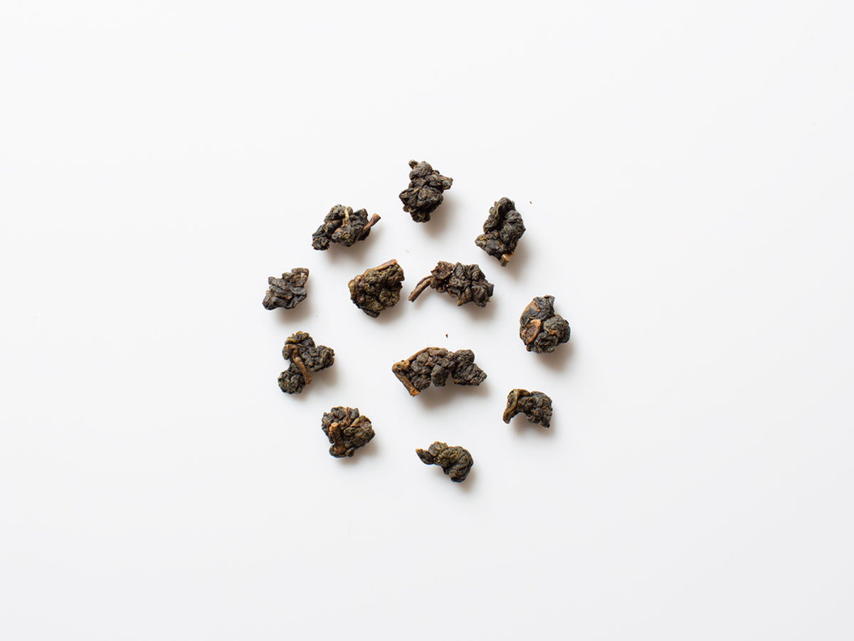 April 27 Amber. Charcoal Roasted Oolong. Shan Lin Xi.