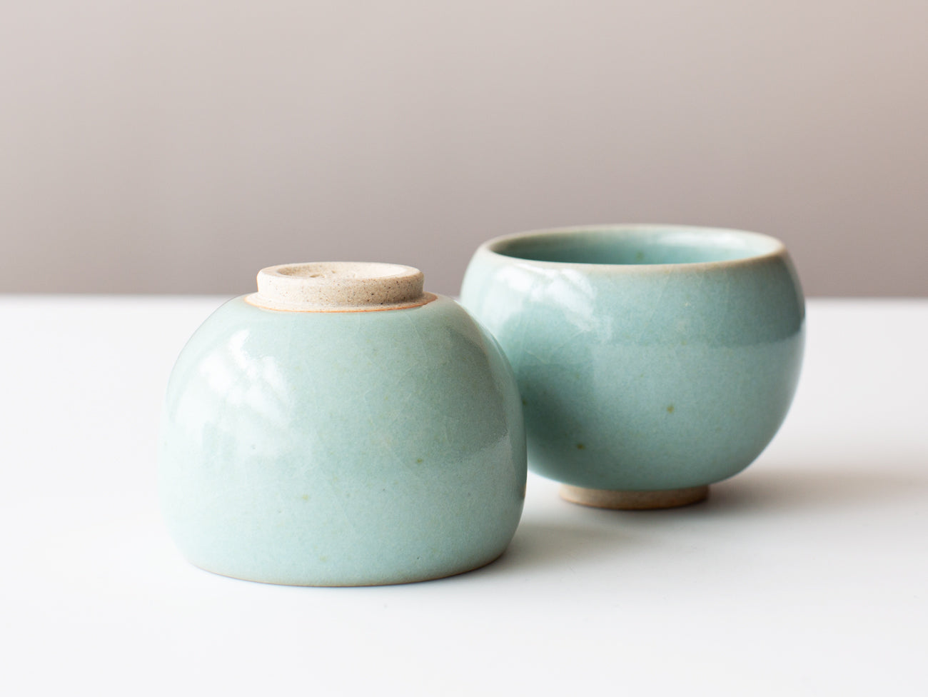 A Pair of Song Studio Cups in Celadon