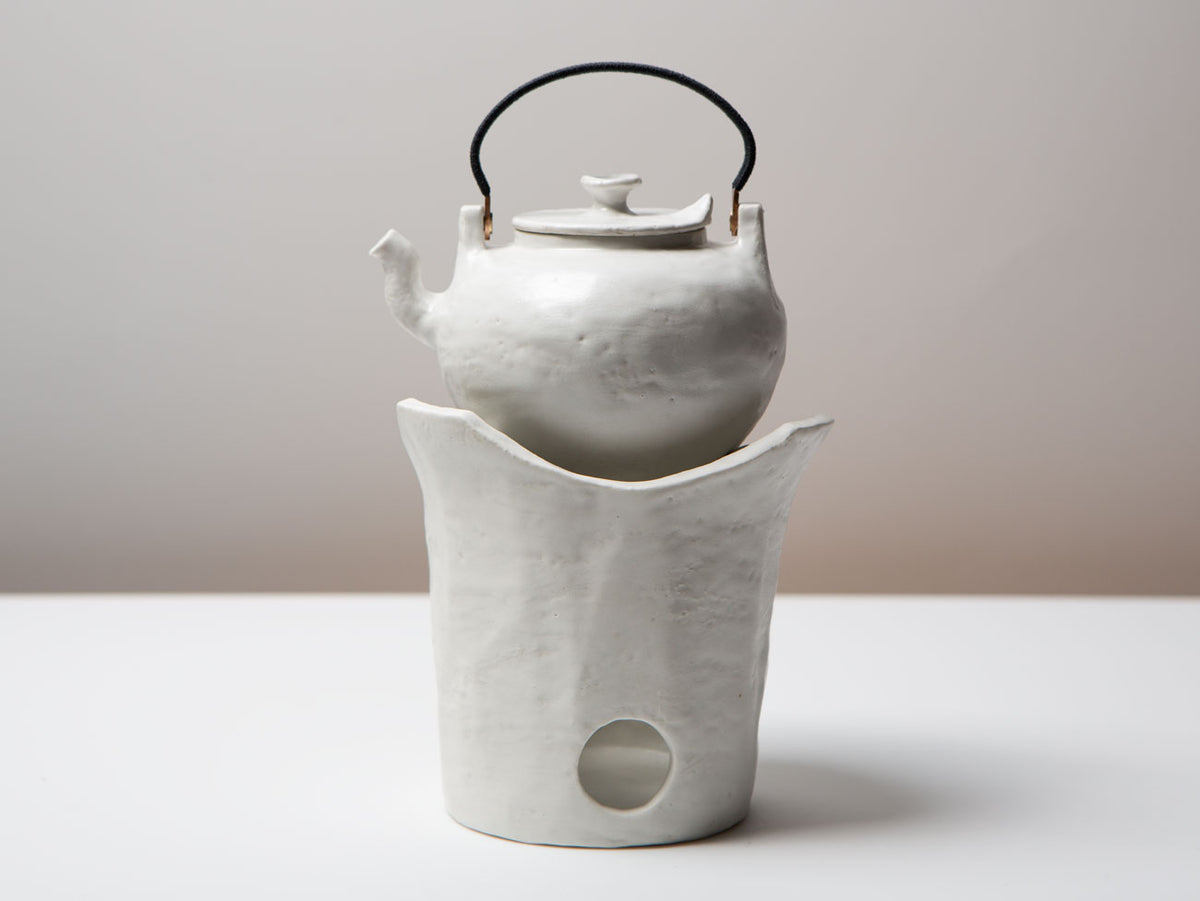 White Kettle & Brazier. Wang Wen De.