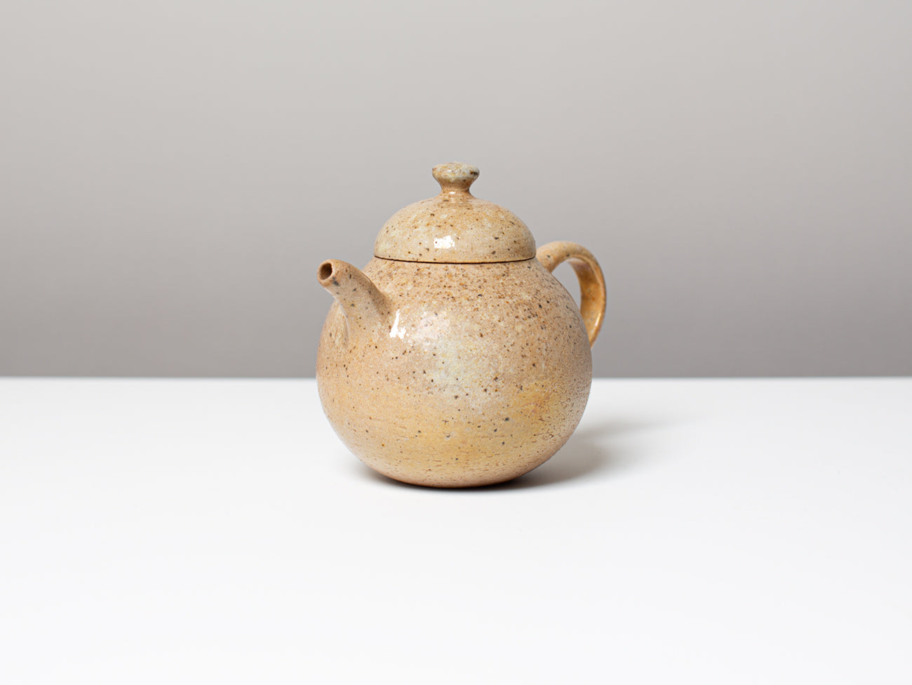 Atago. Wood-fired pear-shaped teapot.