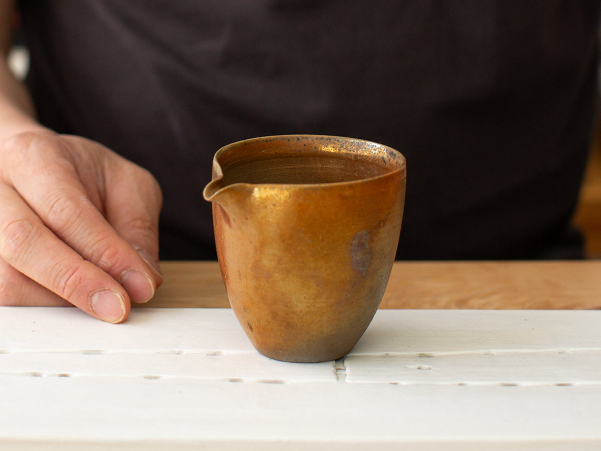 Fourth Server. Wood-fired tea pourer for gongfu cha tea service.