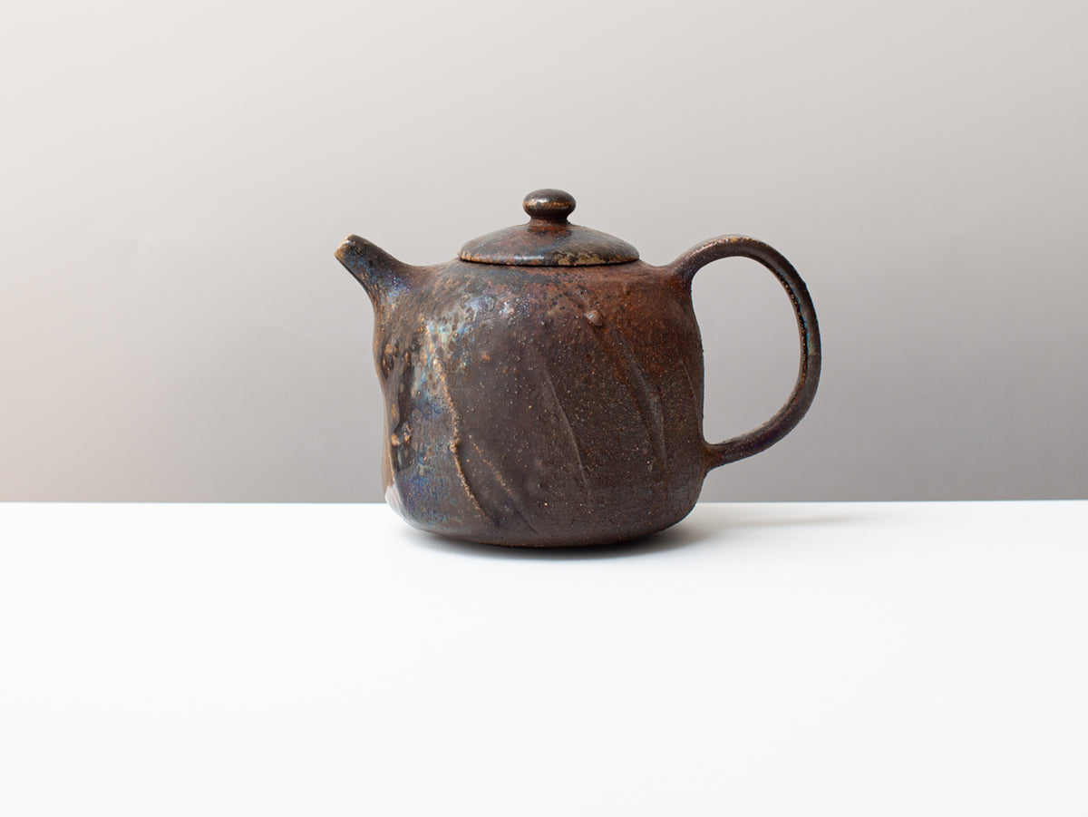 Dark Bell, wood-fired teapot.