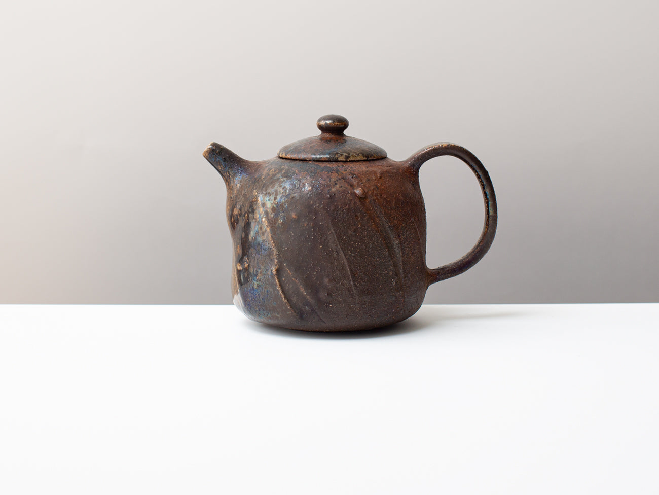 Dark Bell, wood-fired teapot.