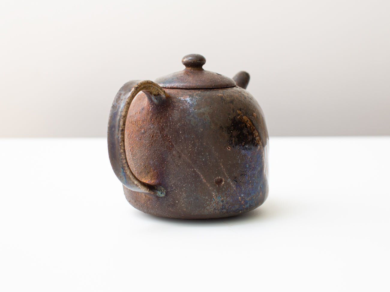 Dark Bell, wood-fired teapot.
