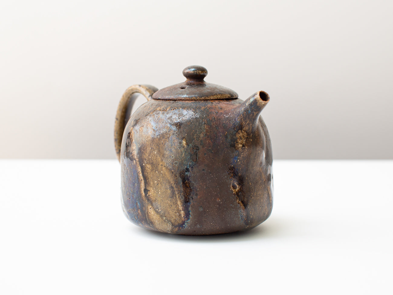 Dark Bell, wood-fired teapot.