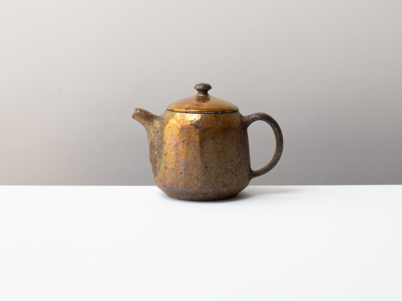 Doric, wood-fired teapot.