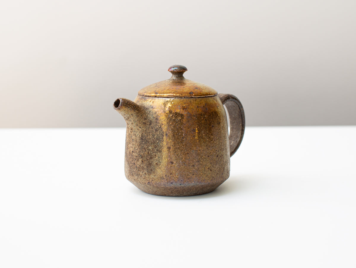 Doric, wood-fired teapot.