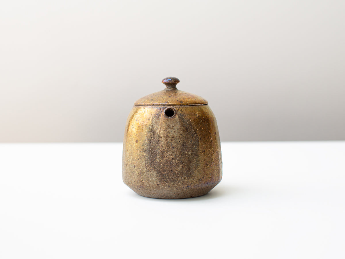 Doric, wood-fired teapot.