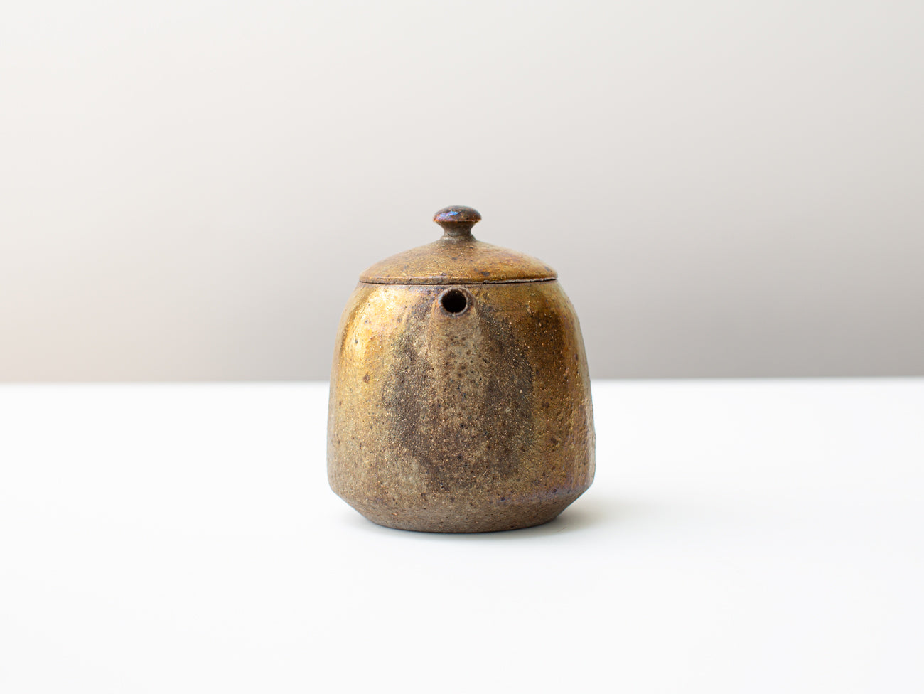 Doric, wood-fired teapot.