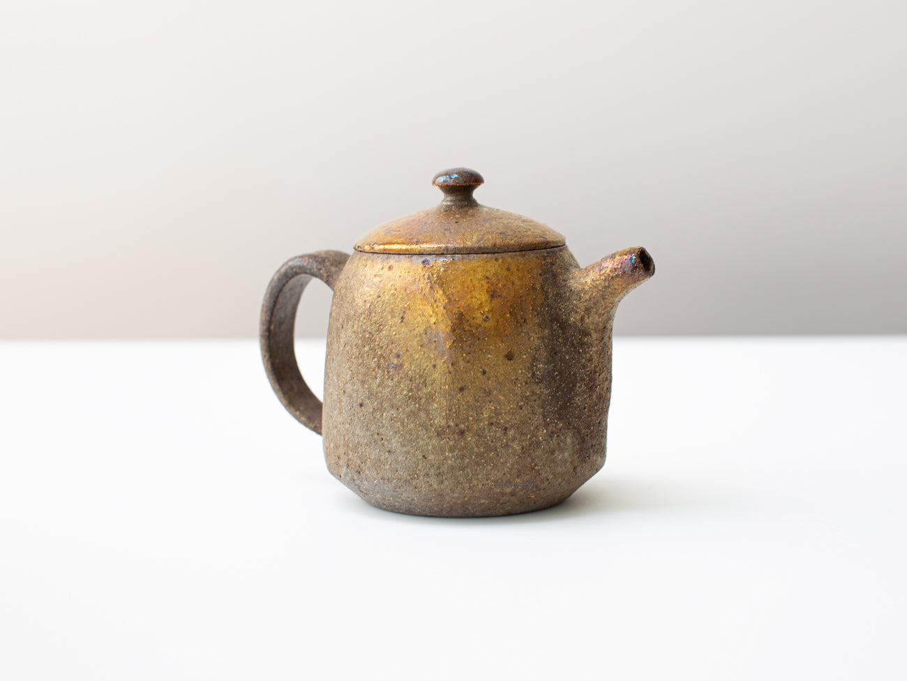 Doric, wood-fired teapot.