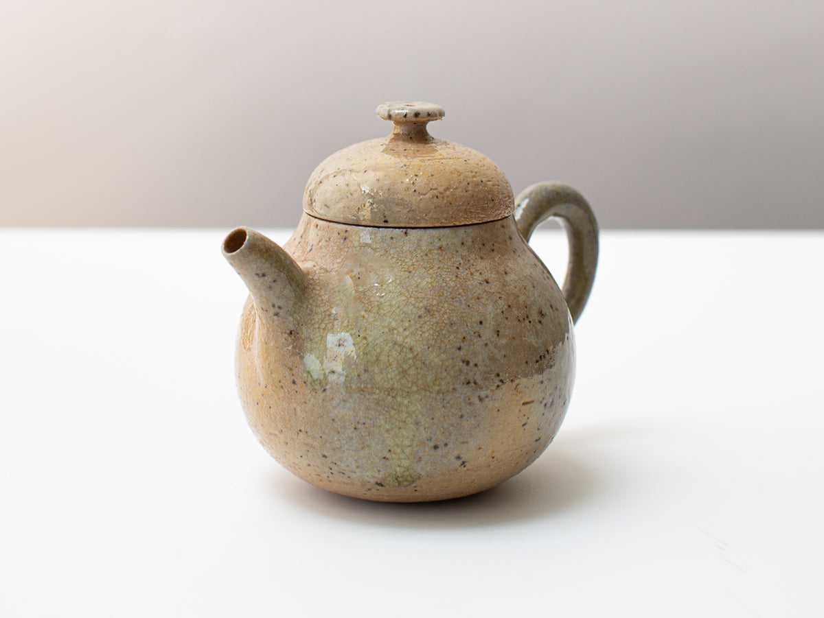 Three Pears. Wood-fired pear-shaped teapot.