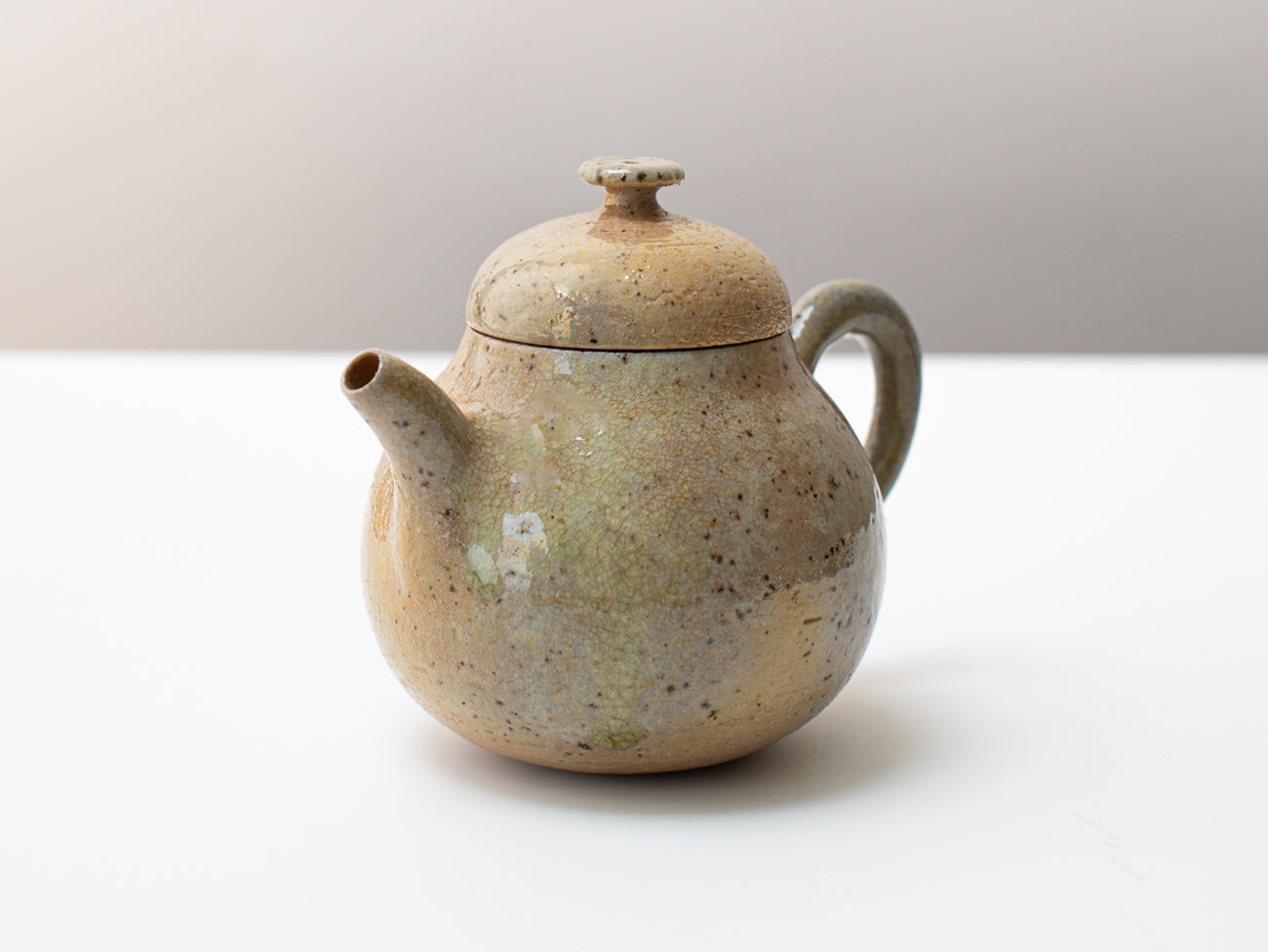 Three Pears. Wood-fired pear-shaped teapot.