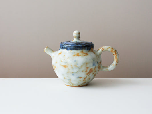 Teapot with Cobalt Accent